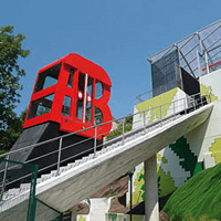 ascensor inclinado de Zurbaranbarri