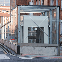 ascensor inclinado de Zazpilandia