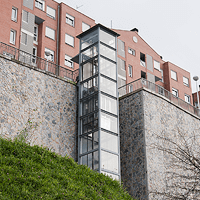 ascensor vertical de Mirador Bilbao