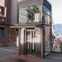 ascensor vertical de Travesía c de Uribarri